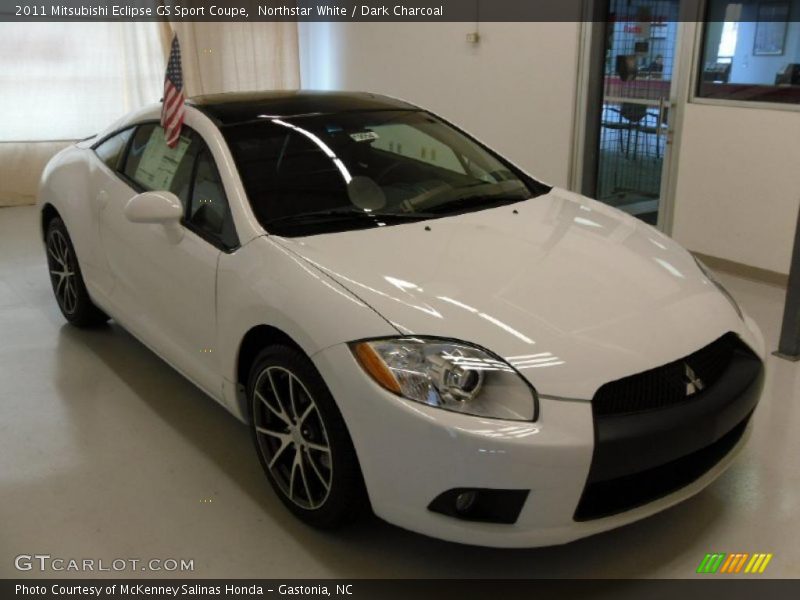 Northstar White / Dark Charcoal 2011 Mitsubishi Eclipse GS Sport Coupe