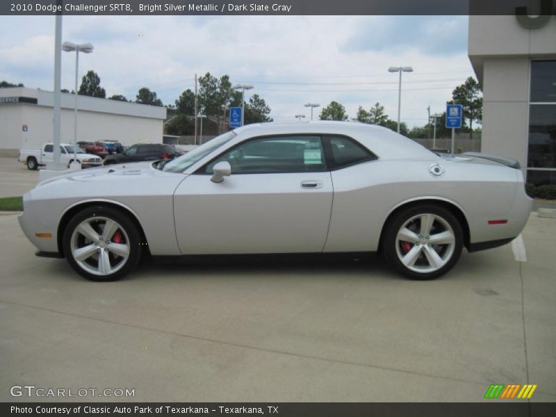 Bright Silver Metallic / Dark Slate Gray 2010 Dodge Challenger SRT8