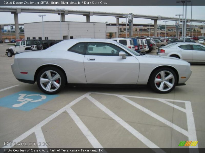 Bright Silver Metallic / Dark Slate Gray 2010 Dodge Challenger SRT8