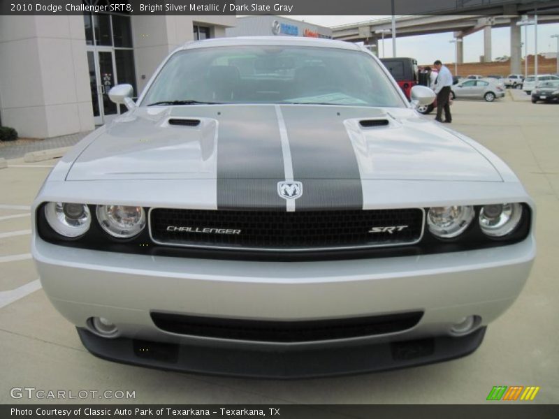 Bright Silver Metallic / Dark Slate Gray 2010 Dodge Challenger SRT8