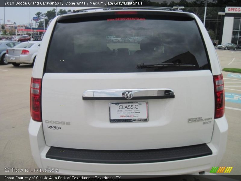 Stone White / Medium Slate Gray/Light Shale 2010 Dodge Grand Caravan SXT