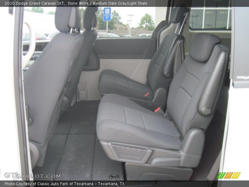 Stone White / Medium Slate Gray/Light Shale 2010 Dodge Grand Caravan SXT