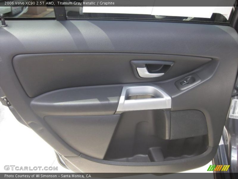 Titanium Gray Metallic / Graphite 2006 Volvo XC90 2.5T AWD