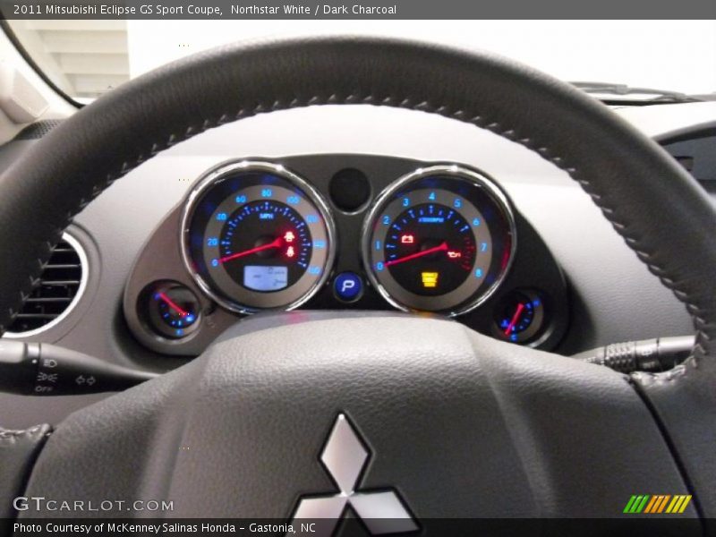 Northstar White / Dark Charcoal 2011 Mitsubishi Eclipse GS Sport Coupe