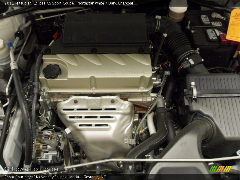 Northstar White / Dark Charcoal 2011 Mitsubishi Eclipse GS Sport Coupe