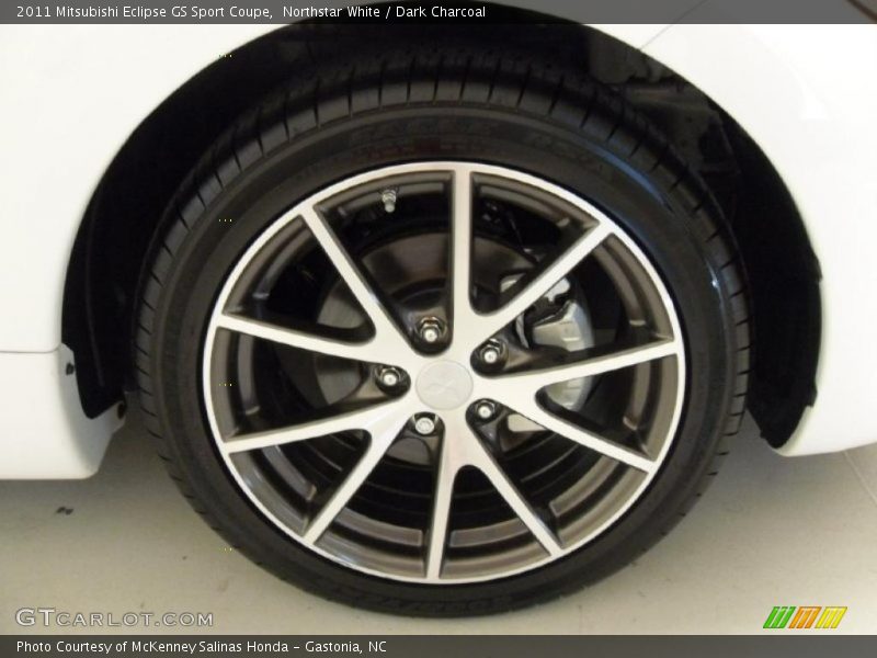 Northstar White / Dark Charcoal 2011 Mitsubishi Eclipse GS Sport Coupe