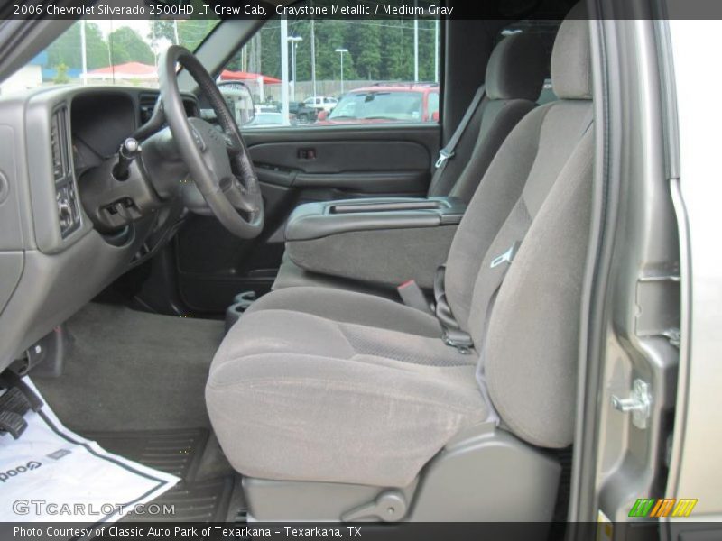 Graystone Metallic / Medium Gray 2006 Chevrolet Silverado 2500HD LT Crew Cab