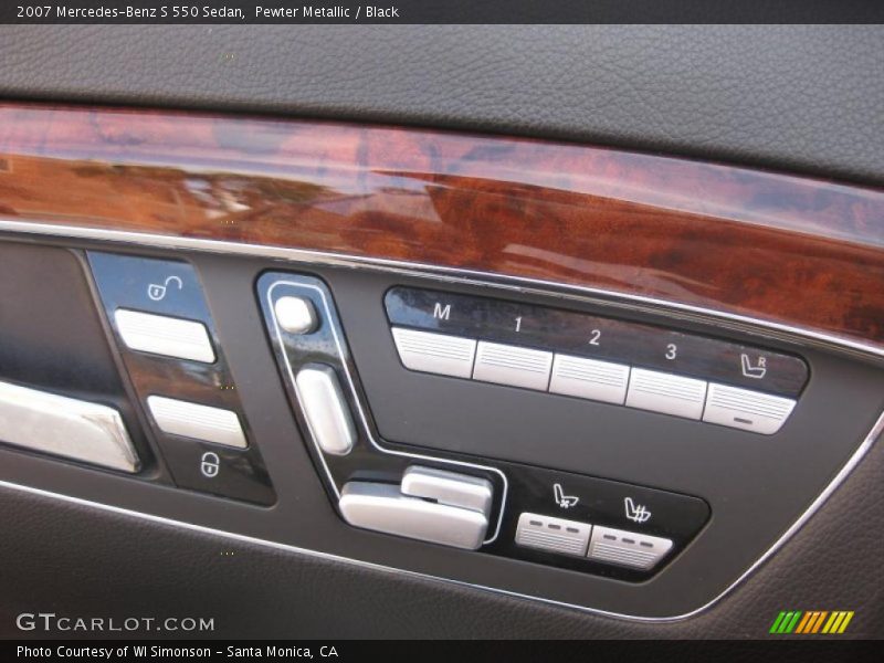 Pewter Metallic / Black 2007 Mercedes-Benz S 550 Sedan