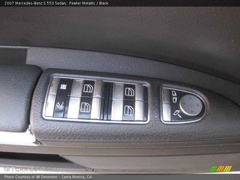 Pewter Metallic / Black 2007 Mercedes-Benz S 550 Sedan