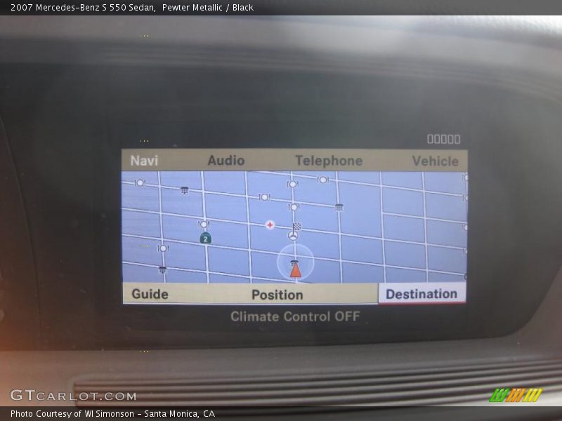 Pewter Metallic / Black 2007 Mercedes-Benz S 550 Sedan