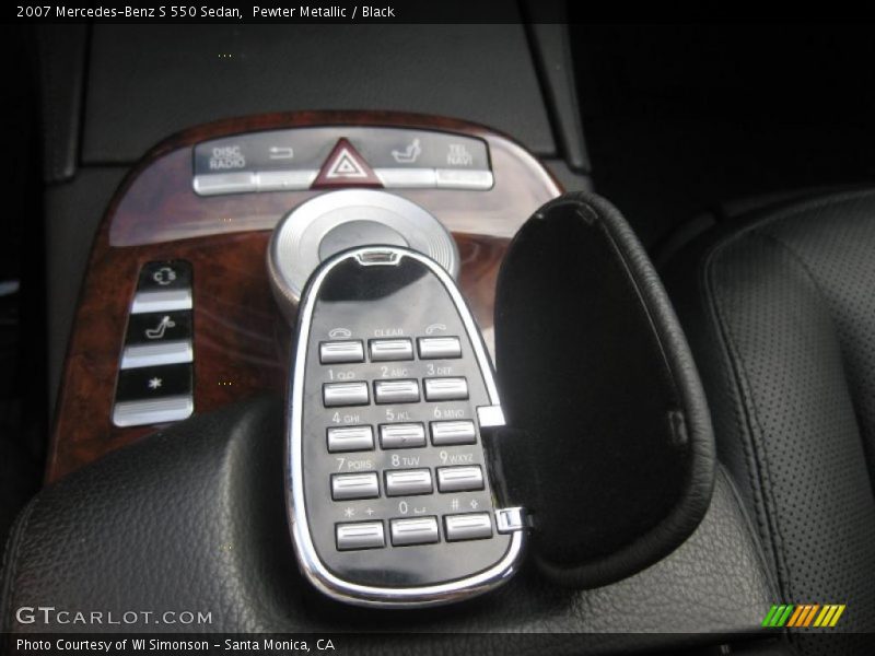 Pewter Metallic / Black 2007 Mercedes-Benz S 550 Sedan