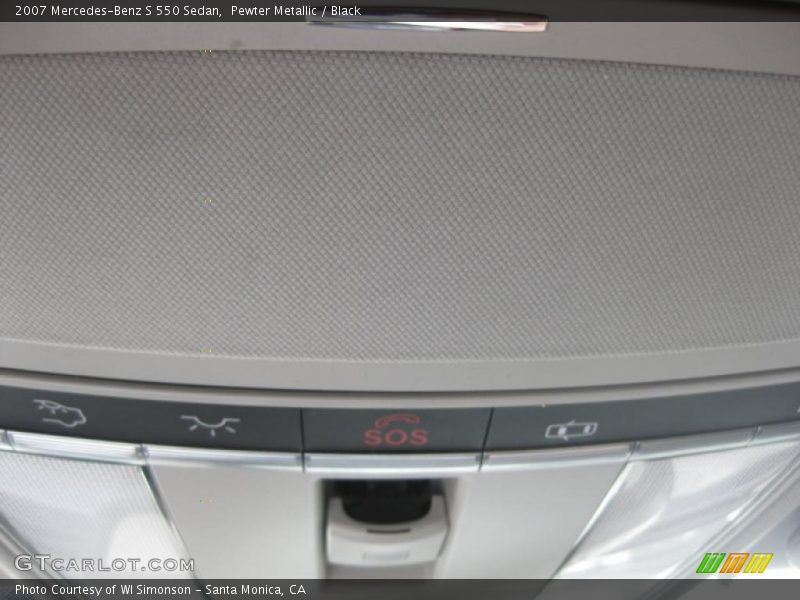 Pewter Metallic / Black 2007 Mercedes-Benz S 550 Sedan