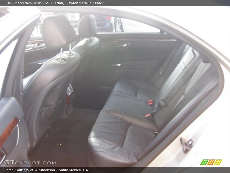 Pewter Metallic / Black 2007 Mercedes-Benz S 550 Sedan