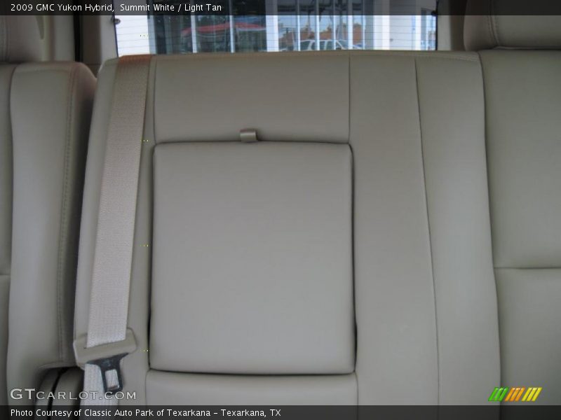 Summit White / Light Tan 2009 GMC Yukon Hybrid