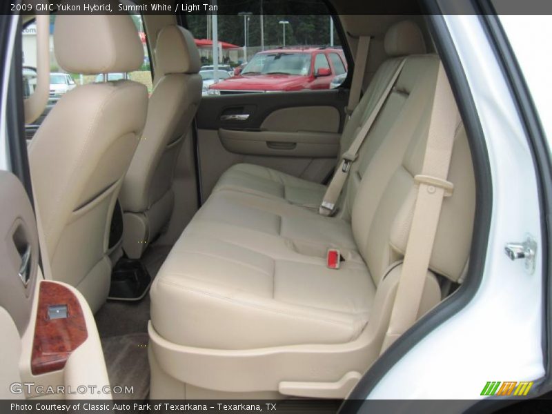 Summit White / Light Tan 2009 GMC Yukon Hybrid