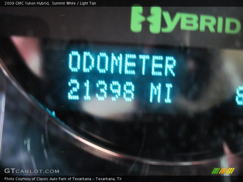 Summit White / Light Tan 2009 GMC Yukon Hybrid