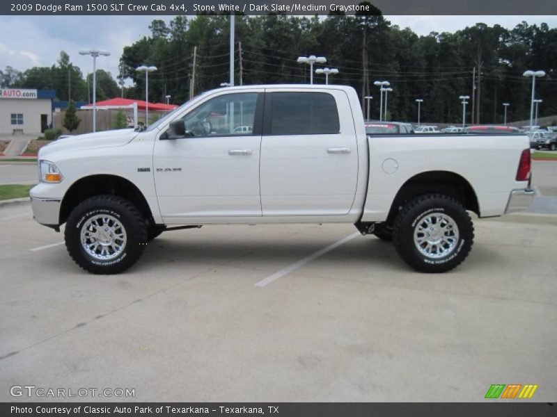 Stone White / Dark Slate/Medium Graystone 2009 Dodge Ram 1500 SLT Crew Cab 4x4