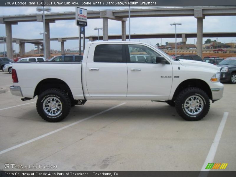 Stone White / Dark Slate/Medium Graystone 2009 Dodge Ram 1500 SLT Crew Cab 4x4