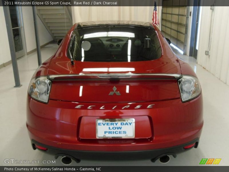 Rave Red / Dark Charcoal 2011 Mitsubishi Eclipse GS Sport Coupe