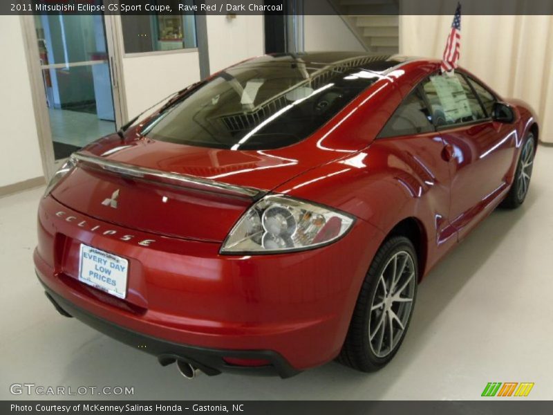 Rave Red / Dark Charcoal 2011 Mitsubishi Eclipse GS Sport Coupe