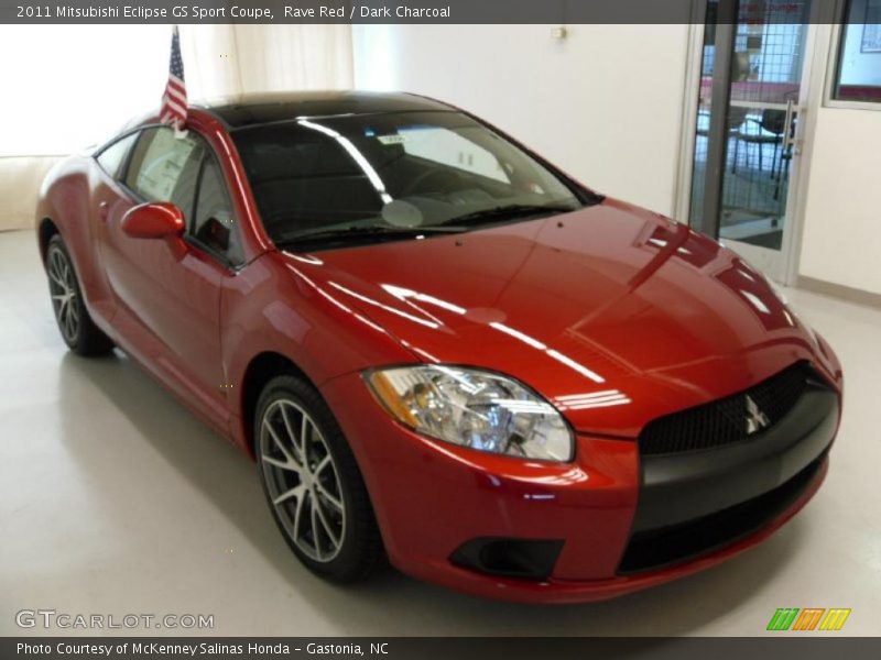 Rave Red / Dark Charcoal 2011 Mitsubishi Eclipse GS Sport Coupe