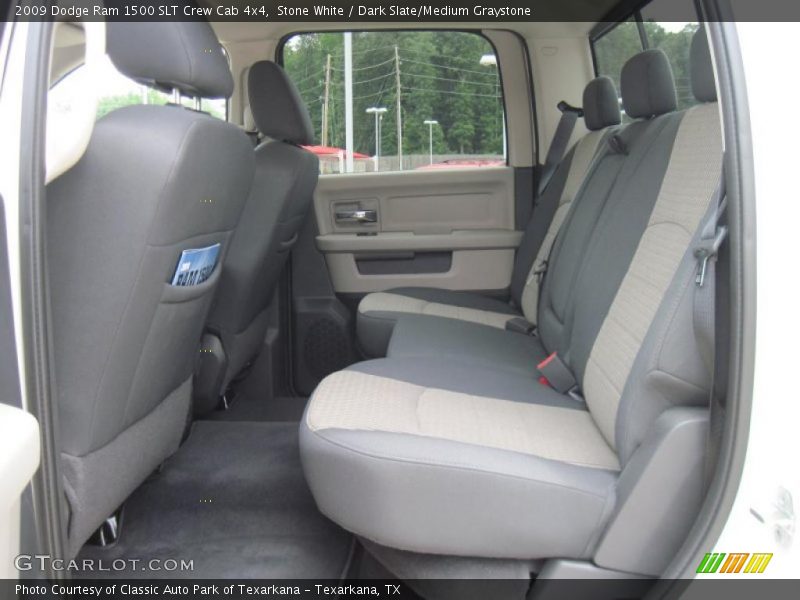 Stone White / Dark Slate/Medium Graystone 2009 Dodge Ram 1500 SLT Crew Cab 4x4