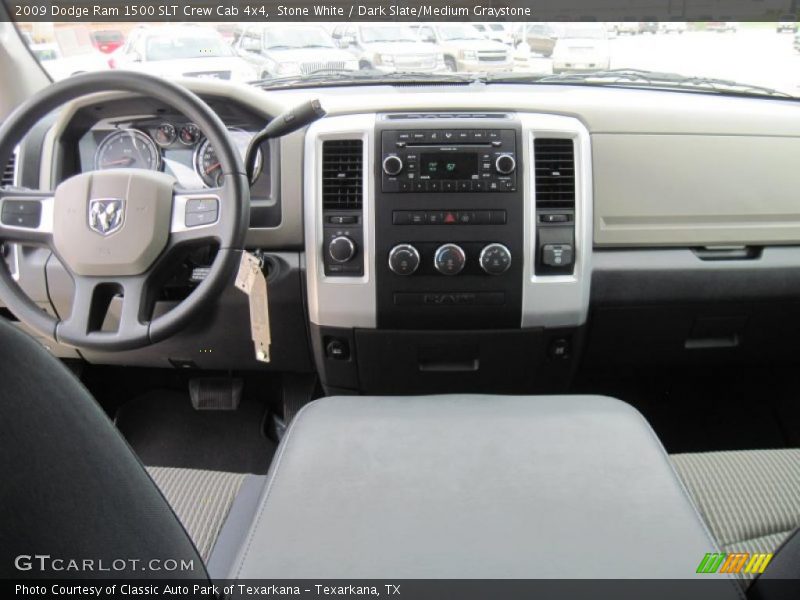 Stone White / Dark Slate/Medium Graystone 2009 Dodge Ram 1500 SLT Crew Cab 4x4