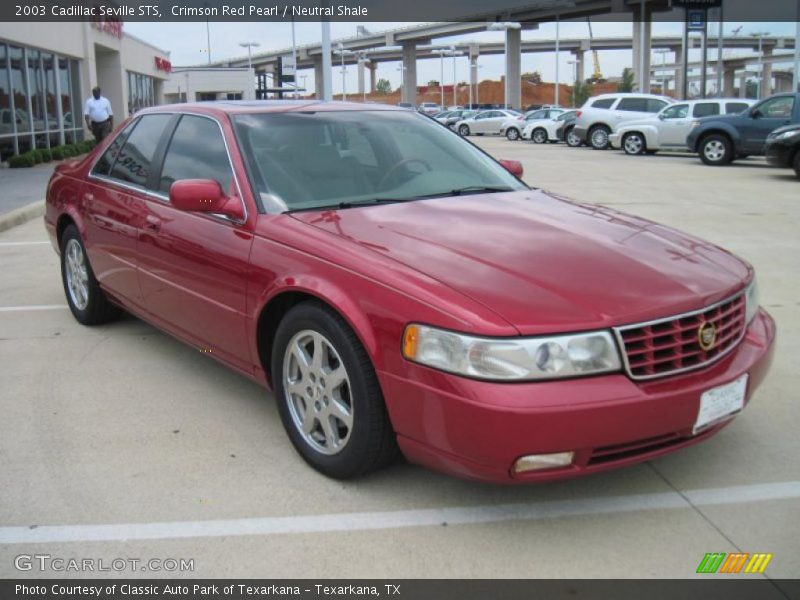 Crimson Red Pearl / Neutral Shale 2003 Cadillac Seville STS