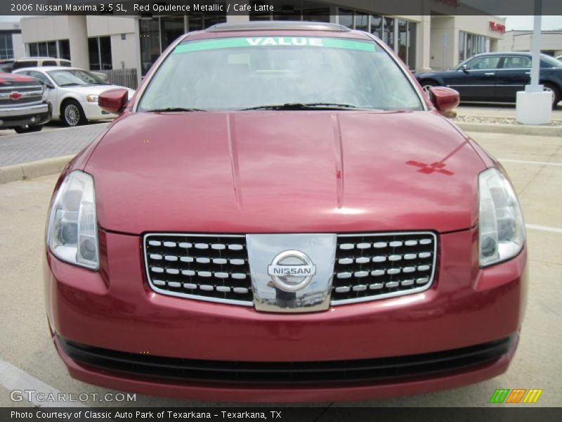 Red Opulence Metallic / Cafe Latte 2006 Nissan Maxima 3.5 SL