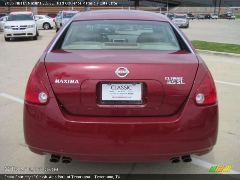 Red Opulence Metallic / Cafe Latte 2006 Nissan Maxima 3.5 SL