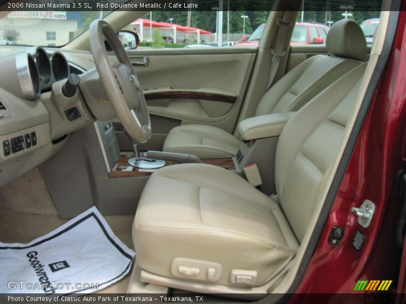 Red Opulence Metallic / Cafe Latte 2006 Nissan Maxima 3.5 SL