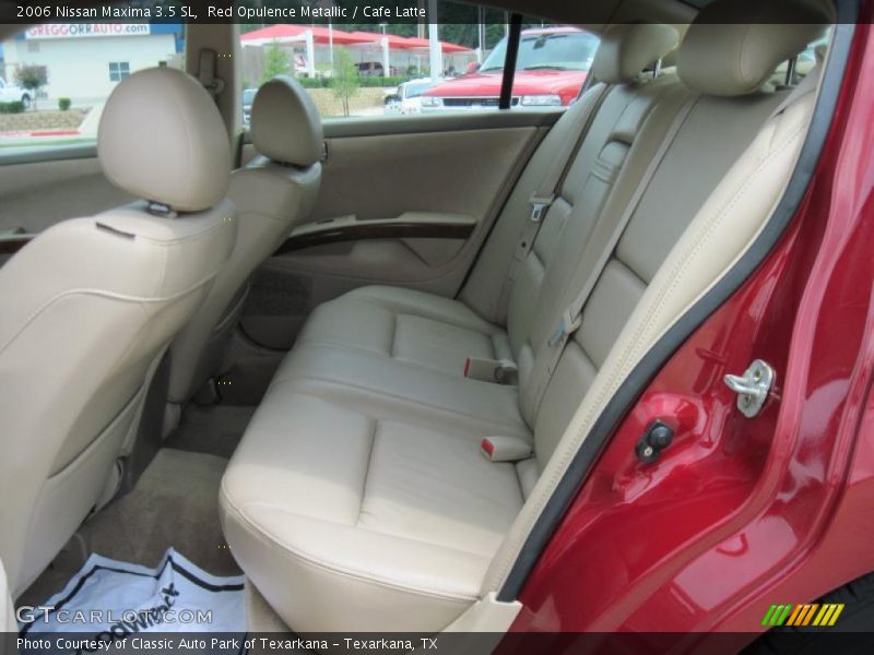 Red Opulence Metallic / Cafe Latte 2006 Nissan Maxima 3.5 SL