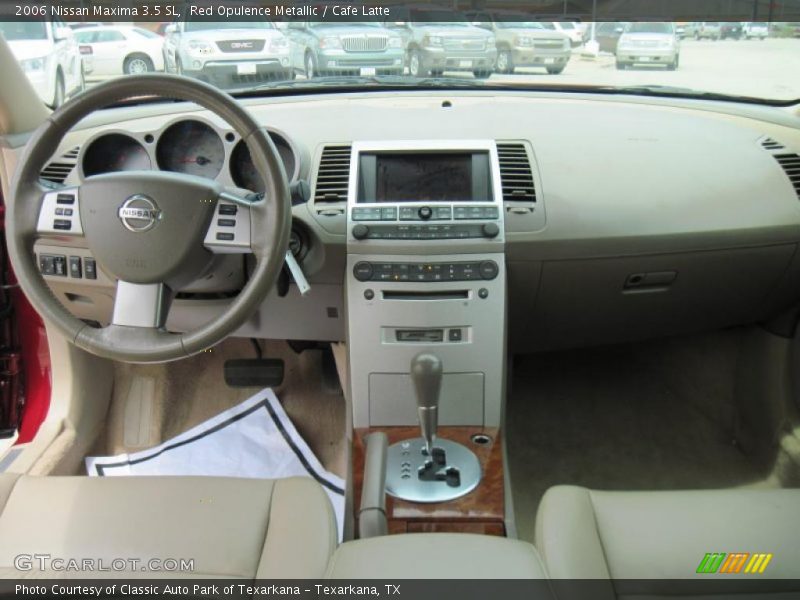 Red Opulence Metallic / Cafe Latte 2006 Nissan Maxima 3.5 SL