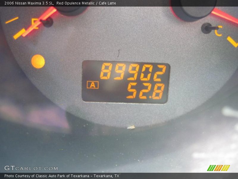 Red Opulence Metallic / Cafe Latte 2006 Nissan Maxima 3.5 SL