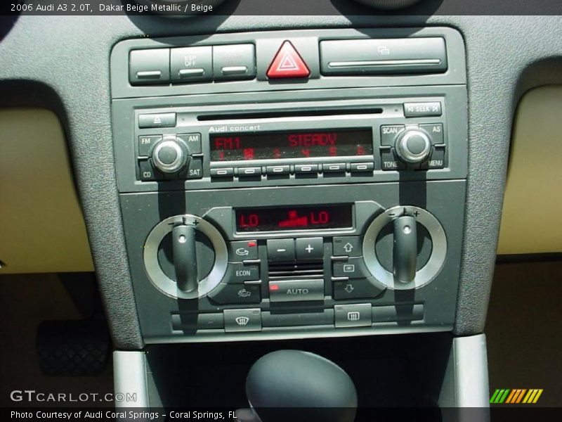 Dakar Beige Metallic / Beige 2006 Audi A3 2.0T