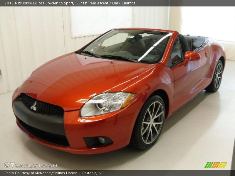 Sunset Pearlescent / Dark Charcoal 2011 Mitsubishi Eclipse Spyder GS Sport