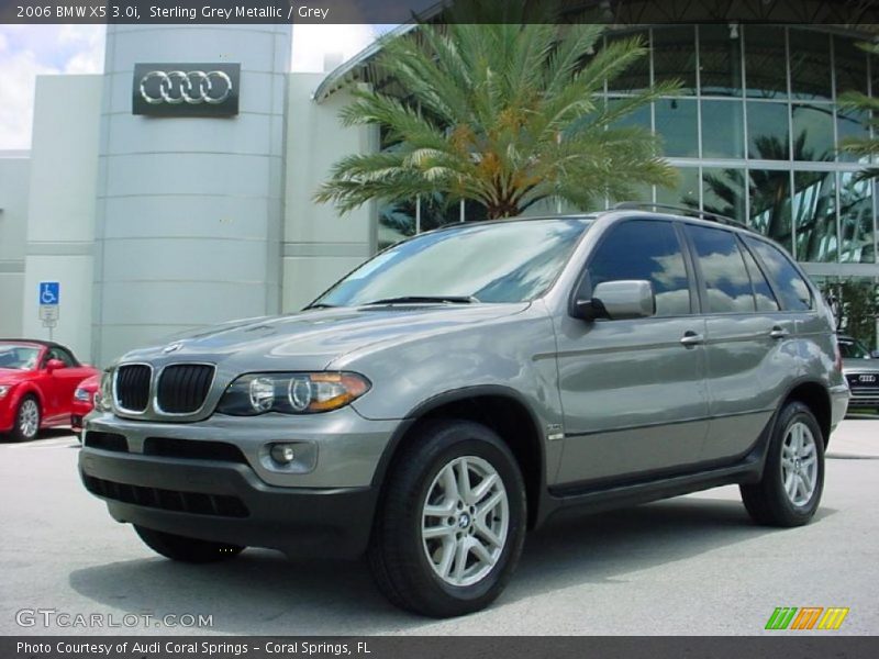 Sterling Grey Metallic / Grey 2006 BMW X5 3.0i