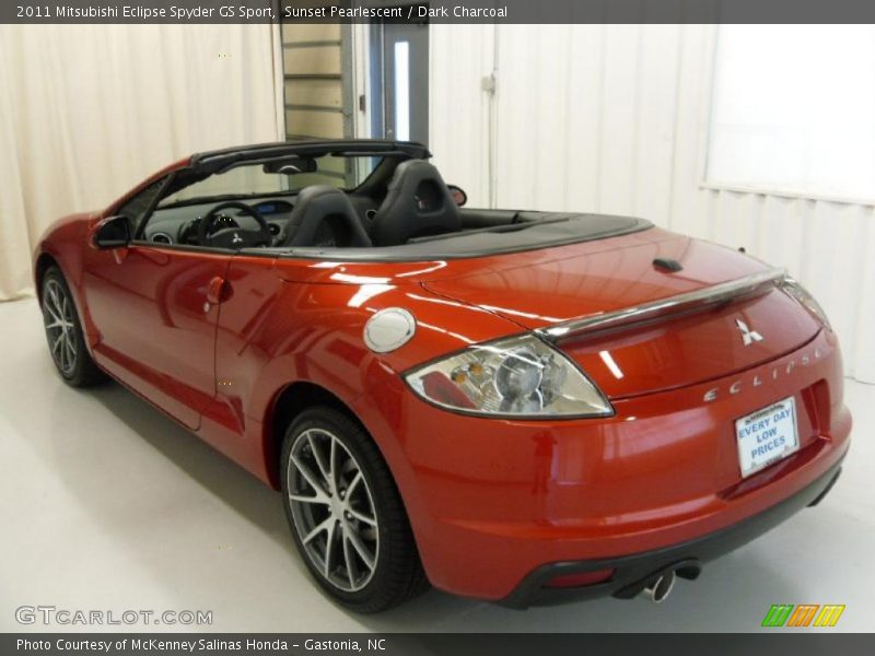 Sunset Pearlescent / Dark Charcoal 2011 Mitsubishi Eclipse Spyder GS Sport