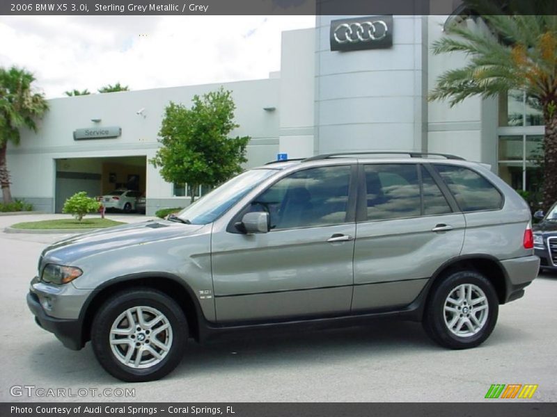 Sterling Grey Metallic / Grey 2006 BMW X5 3.0i