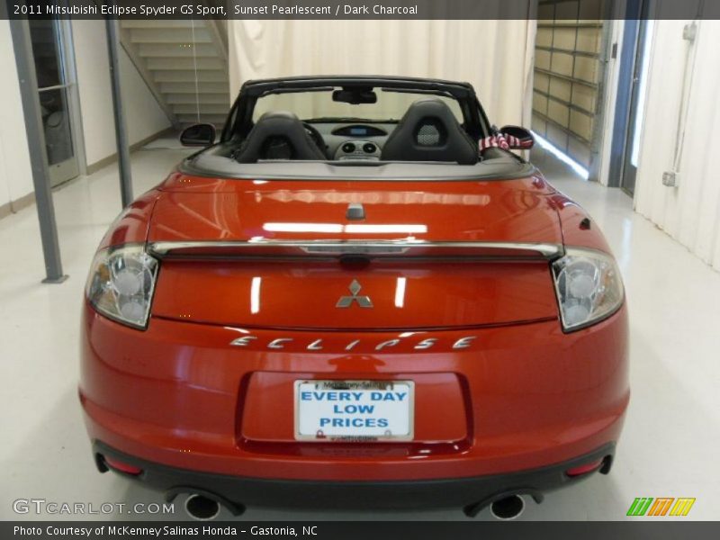 Sunset Pearlescent / Dark Charcoal 2011 Mitsubishi Eclipse Spyder GS Sport