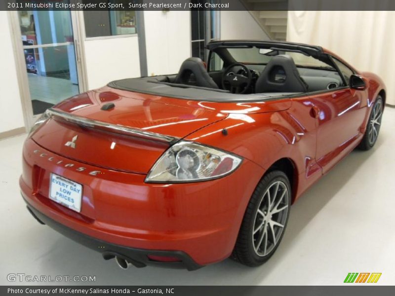 Sunset Pearlescent / Dark Charcoal 2011 Mitsubishi Eclipse Spyder GS Sport