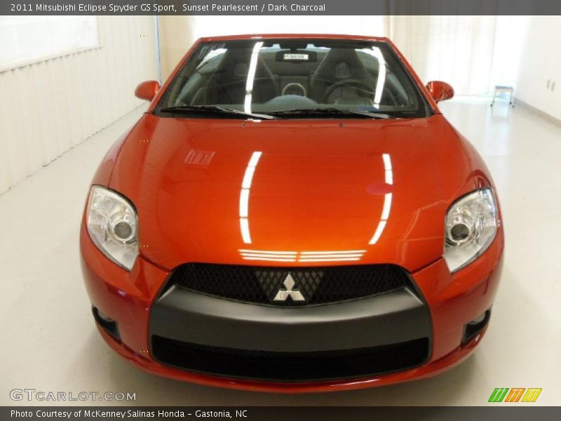 Sunset Pearlescent / Dark Charcoal 2011 Mitsubishi Eclipse Spyder GS Sport