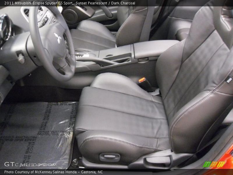 Sunset Pearlescent / Dark Charcoal 2011 Mitsubishi Eclipse Spyder GS Sport