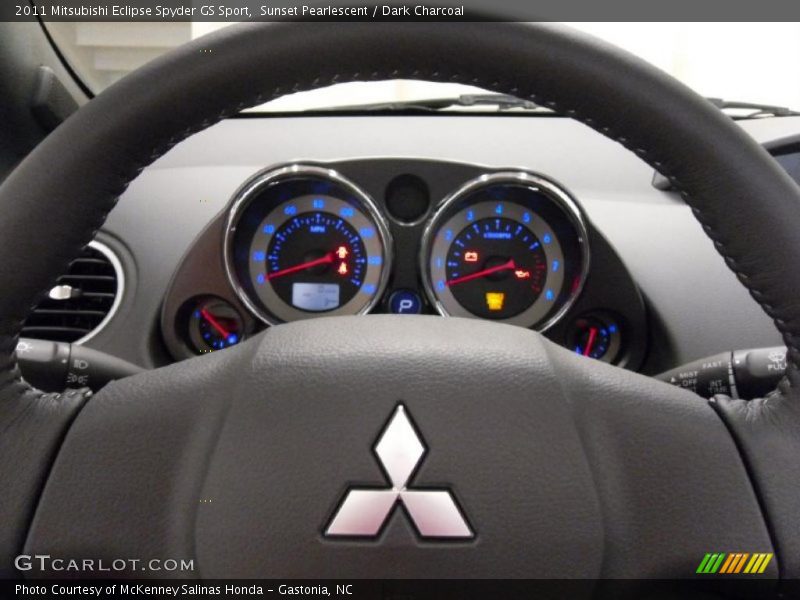 Sunset Pearlescent / Dark Charcoal 2011 Mitsubishi Eclipse Spyder GS Sport