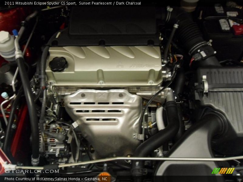Sunset Pearlescent / Dark Charcoal 2011 Mitsubishi Eclipse Spyder GS Sport
