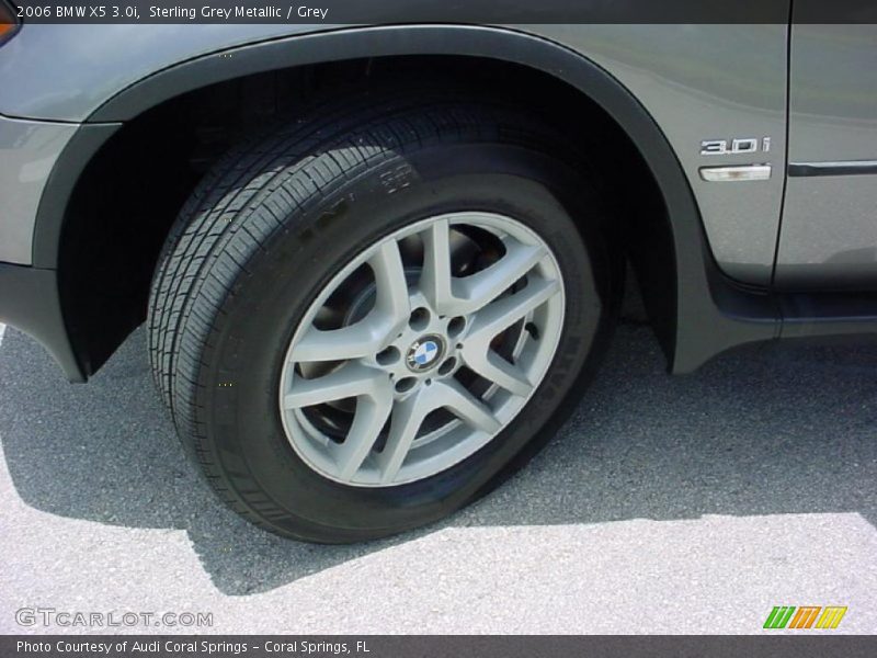 Sterling Grey Metallic / Grey 2006 BMW X5 3.0i