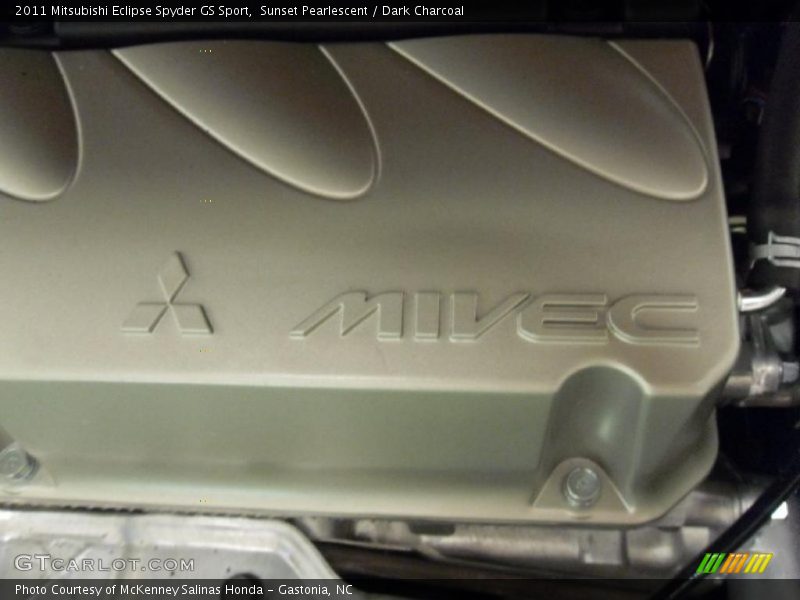 Sunset Pearlescent / Dark Charcoal 2011 Mitsubishi Eclipse Spyder GS Sport