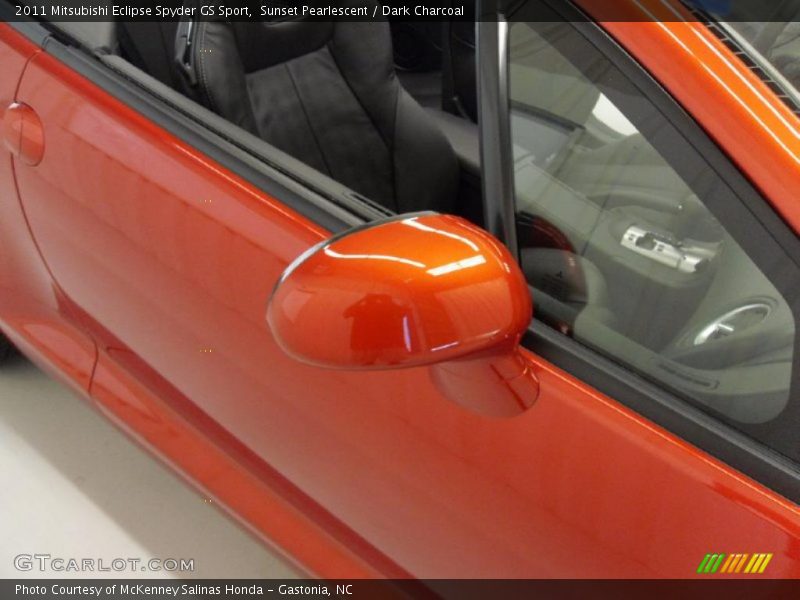 Sunset Pearlescent / Dark Charcoal 2011 Mitsubishi Eclipse Spyder GS Sport