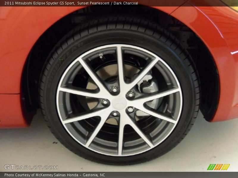 Sunset Pearlescent / Dark Charcoal 2011 Mitsubishi Eclipse Spyder GS Sport