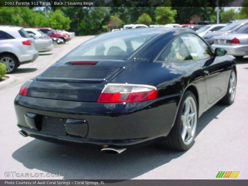 Black / Savanna Beige 2003 Porsche 911 Targa